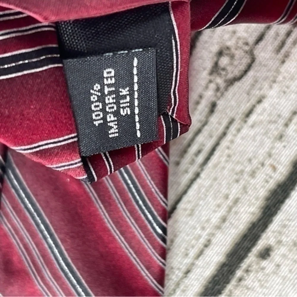 Stafford Bundle Men’s silk tie plaid striped bundle of 3
